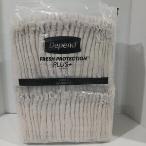Depend Fresh Protection Plus + incontinent Underwear Absorbency, 46 count.